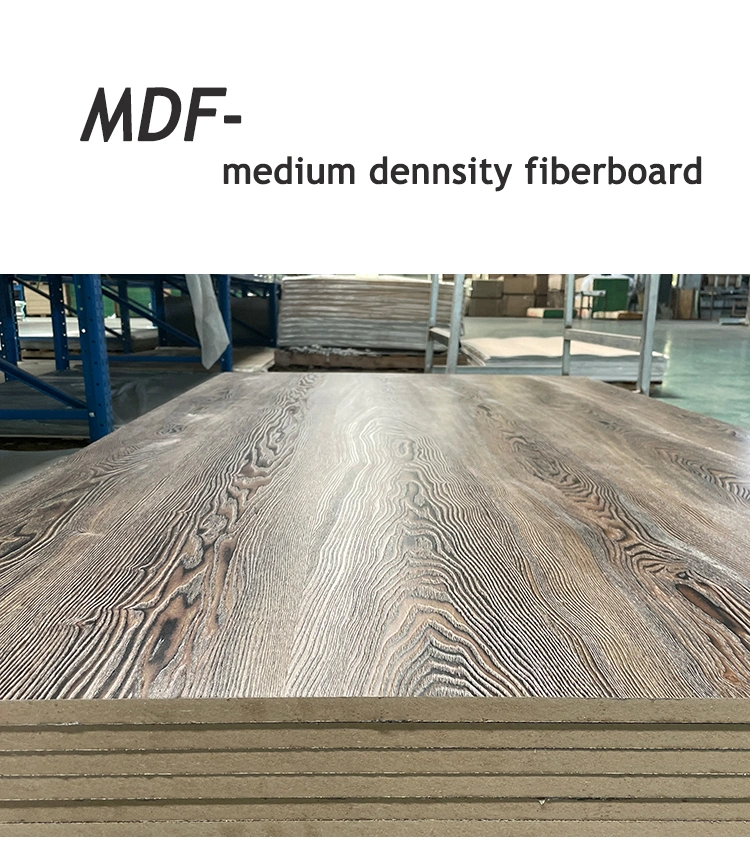 Lowest Price 18mm Thick Melamine MDF Board Raw Laminated MDF