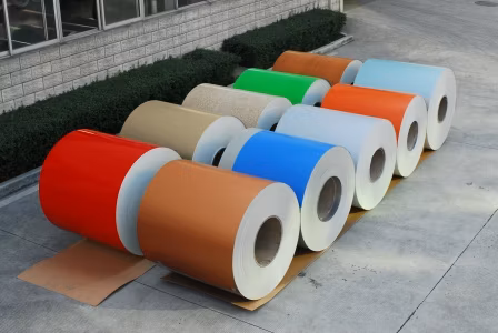 5052h32/H34, 6061t4/T6 Сверхширокая предварительно окрашенная алюминиевая катушка, используемая в качестве декоративной панели транспортных средств